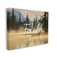 thumbnail image 3 of Stupell Industries Faith Calligraphy Floating Lake Water Woodland Scenery Graphic Art Gallery Wrapped Canvas Print Wall Art, Design by Nobleworks, 3 of 5