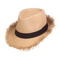 thumbnail image 1 of Western Cowboy Hat Cosplay Sombreros Vagueros Ligero Pareja Sombrero Sun para adultos Festival Beach Summer Photo Props Colco Sombrero de vaquero, 1 of 8