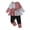 Pink, variant on Toddler Baby Girls Clothes 18-24 Months Girls Fall Winter Outfits Girls Long Sleeve Color-blocked Top Pants 2PCS Set Pink