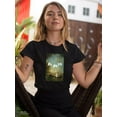 thumbnail image 2 of Pastell Little Bit Of Heaven T-Shirt Womens -Charlotte Bird Designs, Female Regular Fit, 2 of 4