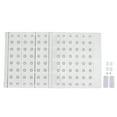 thumbnail image 2 of Organisateur d'Étagère de Placard Réglable, Construction en Acier Durable, Extensible pour Armoires, Garde-Robes, Salles de Bains, 2 of 8