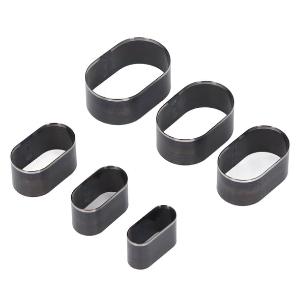 Troqueles Para Manualidades De Cuero, Cortes Precisos, Forma Elíptica, Troqueles De Perforación Para Manualidades De Cuero De Alta Densidad, 35 40 45 50 55 60 Mm Para