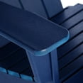 thumbnail image 6 of WestinTrends Malibu Outdoor Patio Porch Rocking Adirondack Chair (Set of 2), Navy Blue, 6 of 17