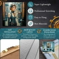thumbnail image 2 of The Clockwork Woman Engineer Canvas Print – Steampunk Inventor Art, Industrial Retro Wall Decor, 2 of 7