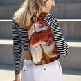 thumbnail image 5 of Lsque Eiffel Tower Pattern Canvas Daypack, Durable Backpack, High-quality Versatile Backpack,Vintage Compact Backpack-Small, 5 of 6