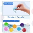 thumbnail image 2 of 10Pcs Reusable Sponge Water Balls for Swimming Pool Summer Water Bomb Balloons for Backyard Beach Fun and Outdoor Party Games, 2 of 6