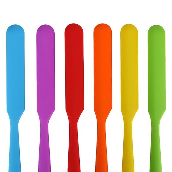 ACDANC 2026 New Silicone Jar Spatulas,Heat Resistant Non-Stick Rubber Scraper for Jars and Blenders,Silicone Mixing Stick Spatulas