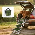 thumbnail image 1 of Foldable Dog Ramp for Cars, SUVs, Trucks, Portable Pet Dog Stairs for Large Dogs with Non-Slip Surface & Reinforced Design, Lightweight Yet Sturdy Supports Up to 250lbs, 1 of 5