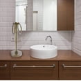 thumbnail image 2 of Southbeach Collection Vanity Top 2 Towel Ring Guest Towel Holder in Antique Pewter, 2 of 2