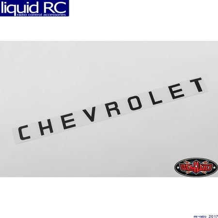 RC 4WD VVV-C0637 Rear Metal Logo for Axial SCX10 II 1969 Chevrolet Blazer