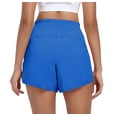 thumbnail image 3 of LWP Womens Running Shorts Liner Quick Dry Sports Shorts with Zip Pocket Gym Athletic Workout, 3 of 11