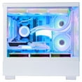 thumbnail image 6 of Hoengager Ocean Park Gaming PC Desktop-AMD Ryzen 7 5700X 3.4 GHz 8-Core, 32GB DDR4 RAM,1TB PCI-E +1 TB 2.5'' SSD, RTX 4060 TI 16G, 360 Liquid-Cooled,RGB Fans, WIFI &Bluetooth ,Win 11 Pro 64bit -White, 6 of 10