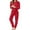 Red #1, variant on Kixjoy Womens Onesies Pajamas Zip Up Long Sleeve Hooded Pajamas Fuzzy Fall Fleece Jumpsuits Soild Thermal Casual Jumpsuits for Women Dressy, Yellow XL