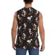 thumbnail image 4 of Balery Jumping Skull Camisetas sin mangas para hombre, absorbe la humedad y protege contra el mal olor.-XX-Large, 4 of 7