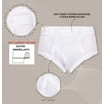 thumbnail image 3 of Buyless Fashion Boys White Briefs Soft Cotton Underwear 4 Pack - BW24-BW-15-16, 3 of 7
