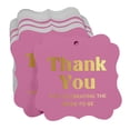 thumbnail image 3 of Inkdotpot Real Gold Foil Bracket Shape Paper Hang Tags Thank You For Celebrating The Bride To Be Bridal Shower Favor Tags Pack Of 50, 3 of 7