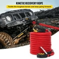 thumbnail image 2 of VEVOR 3/4" x 31.5' Recovery Tow Rope, 19,200 lbs, Heavy Duty Nylon Double Braided Kinetic Energy Rope With Loops and Protective Sleeves, for Truck Off-Road Vehicle ATV UTV, Carry Bag Included, Red, 2 of 9