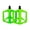 Green, variant on Mosiee Long-Lasting Nylon Bike Pedals for Road Mountain Bikes with Dual Du Bearings Orange