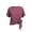 Light Violet, variant on Womens Cap Sleeve T Shirts 2026 Tie Waist Wrap Tops Crew Neck Short Sleeve Blouses Dressy Casual Tunics Loose Fit Work Business Outfits Lightweight Going Out Tops 2026 Fall Outfits(Light Violet,M)