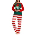 thumbnail image 2 of Lvotionpl Match Family Christmas Pjs, Matching Christmas Pajamas Long Sleeve Top & Pants Set Matching Holiday Family Pajama Xmas Sets, 2 of 5