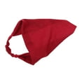 thumbnail image 5 of Unique Bargains 1 Pc Fashion Solid Headwrap for Women Wine Red, 5 of 6
