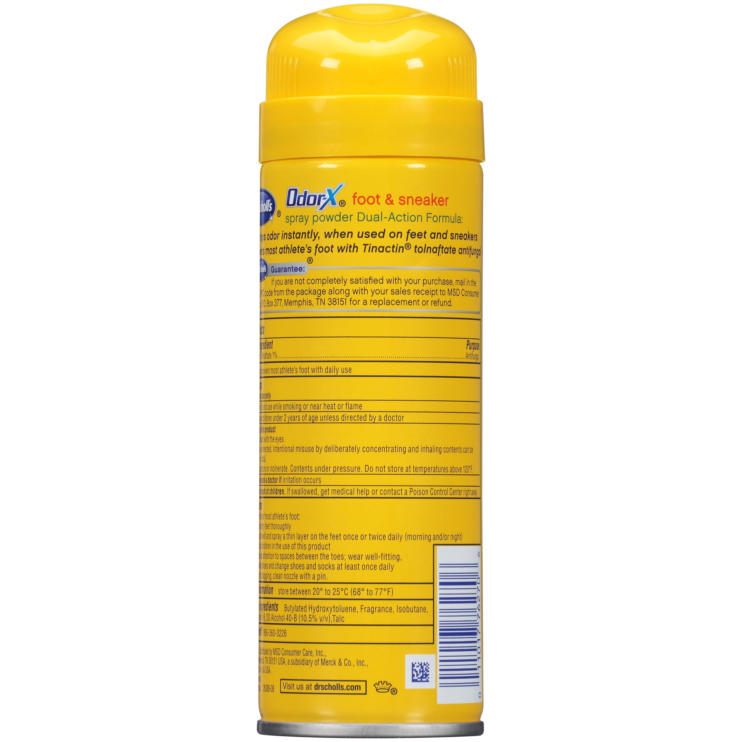 Dr. Scholl's Odor-X Foot & Sneaker Spray Powder, 4.7 oz