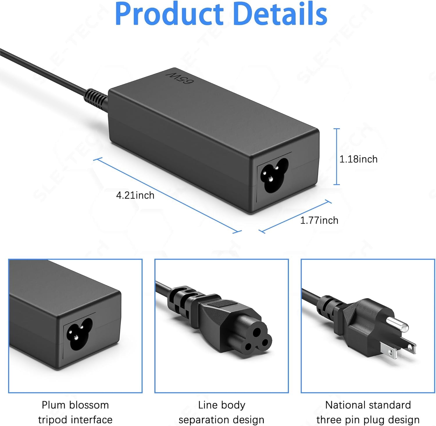 Replacement for 65W Lenovo Laptop Charger USB C ;Compatible with Lenovo ThinkPad T480s T580s T490 E480 E580 Chromebook C330 S330 100e 300e 500e,Yoga C930 C940 720 Power Supply Adapter Cord