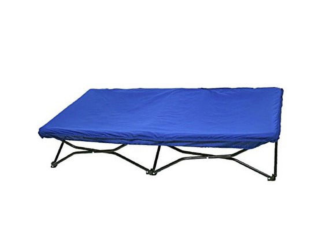 Regalo My Cot® Portable Toddler Bed, Royal Blue, Fitted Blue Sheet, Toddler Bed - image 4 of 4