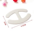 thumbnail image 2 of 10Pcs Webbing Bra Buckles Shadow-Shaped Underwear Fasteners Bra Clips Strap Holders, 2 of 8
