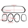 thumbnail image 2 of Black Grill + Headlight + Taillight Trim Fit for Mini Cooper F55 F56 F57 2014-21, 2 of 5