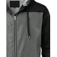 thumbnail image 3 of Ma Croix Men's Lightweight Windbreaker Athleisure Jacket, 3 of 5