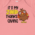 thumbnail image 4 of Inktastic It's My 2nd Thanksgiving Cute Turkey Boys or Girls Baby Bodysuit, 4 of 5