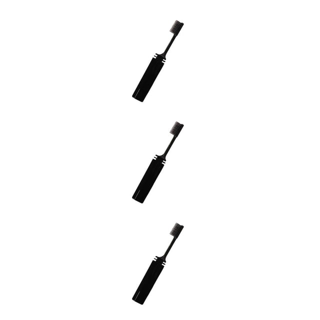 Qarigey Ibcccndc 2 uds cepillos de de carbón de bambú plegable viaje Camping senderismo al aire libre juego de cepillo de plegable Type5 NO5 Qarigey CBP089911