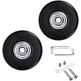 thumbnail image 1 of 1 Paire de Roulettes de Remplacement pour Valise Kit de Roues de Valise Accessoires de Bagages 50x18 mm, 1 of 5