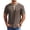 02 Brown, variant on Men's Henley Shirts Casual Lightweight Tshirts Shirts Basic Vintage Button T-Shirt Stylish Summer Tee Shirts