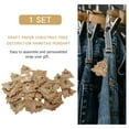 thumbnail image 4 of MERRYHAPY Khaki Kraft Paper Christmas Tree Tags, Rectangular Holiday Tags for Home, Party, and Seasonal Decoration Set, 4 of 6