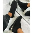 thumbnail image 3 of Dakaela Womens Slip on Running Shoes Mesh Breathable Platform Fashion Sneakers Casual Walking Flats, 3 of 4