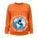 thumbnail image 4 of RKSTN Women's Maternity Crewneck Sweatshirts Plus Size Pregnancy Graphic Print Long Sleeve T Shirts Pullover Hoodless Sweatshirts Tops Womens Casual Oversized Round Neck Comfy Funny Printed Shirts, 4 of 7
