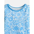 thumbnail image 2 of Wonder Nation Toddler Girls Printed Tee and Shorts,2-Piece Pajama Set, Sizes 18M–5T, 2 of 3