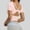 *Pink, variant on Women's Crisscross Back Scoop T-Shirt, Short Sleeve Slim Fit Casual Tee Black,Womens Plus M