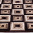 thumbnail image 4 of Allstar Brown Squares Modern Geometric Area Rug (5' 2" x 7' 2"), 4 of 7