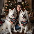 thumbnail image 4 of Dog Bandana 2 Pack,Red Mushroom Flower Black Pattern Bandanas for Dogs,Cat Bandana,Small/ Large Dog Bandana 2 Size,Dog Bandanas, 4 of 6