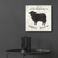 thumbnail image 6 of Epic Art 'Le Mouton Silhouette Sq Words by Courtney Prahl, Acrylic Glass Wall Art, 12"x12", 6 of 8