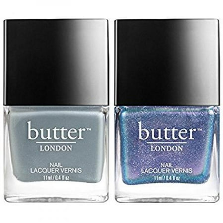 butter LONDON Amazon Exclusive Something Blue Knackered Nail Lacquer, Lady Muck - Walmart.com