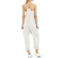 thumbnail image 3 of Womens Jumpers and Rompers Solid Color Casual Pocket Strap Jumpsuit Pantsuits Bodysuit, 3 of 5