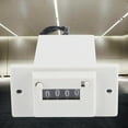 thumbnail image 2 of Pulse Counter  Electromagnetic Pulse Counter  Csk4-ykwpulse Counter  Electromagnetic Counter CSK4-YKW 4 Digits 0-9999 Industrial Totalizer Mechanical Electromagnetic Pulse Counter, 2 of 8
