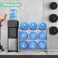 thumbnail image 4 of 5 Gallon Water Jug Holder 9 Jugs Capacity, 3-Tier Heavy Duty Storage Rack, Leak-Proof Organizer for Home Office Garage, 4 of 6