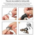 thumbnail image 3 of Llavero Anillo con Cadena 220 Piezas Anillos Divididos Accesorio de Llavero Desmontable Anillos de Llavero de Acero Anillos de Llavero para Llavero DIY para Manualidades DIY, 3 of 5