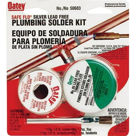 UPC 038753506838 product image for Oatey 50683 Safe Flo Silver Solder 1/4-Lb Plumbing Kit | upcitemdb.com