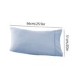 thumbnail image 3 of Fiudx Medium Cool Pillowcase | Soft Brushed Fabric with Envelope Closure | Breathable Polyester for Comfortable Sleep | 20X26 Inches | 1 Piece, 3 of 6